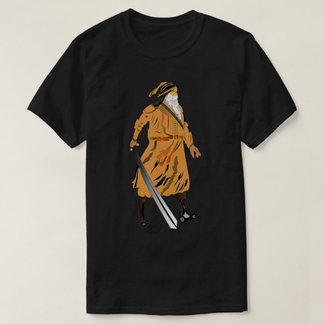 Sikh Martyr Baba Deep Singh Shahid  T-Shirt (Design Front)
