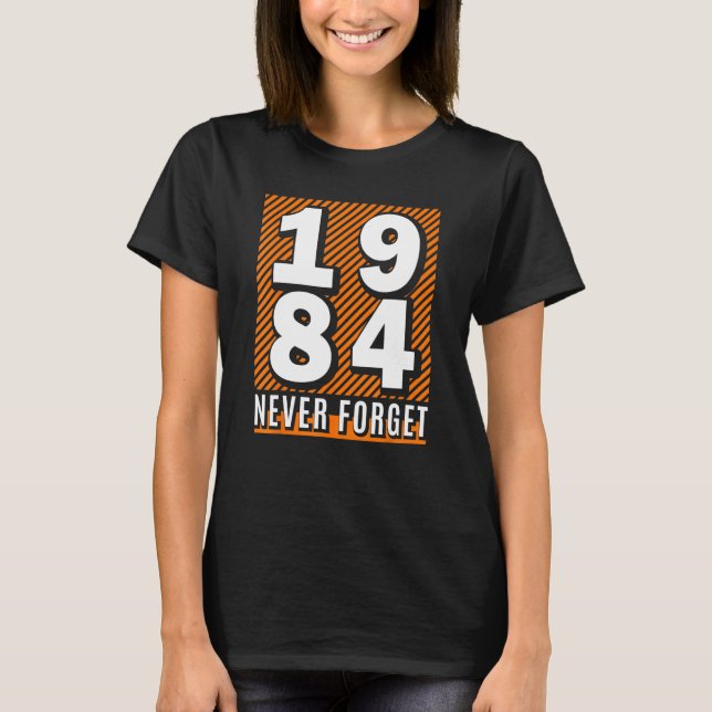 Sikh Pride Never Forget 1984 Singh Punjabi T-Shirt (Front)