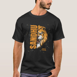 Sikh Punjab Proud Punjabi Sandhu Lion T-Shirt