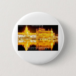 Sikh The Golden Temple In India Gifts & Tees 6 Cm Round Badge