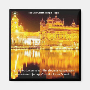 Sikh The Golden Temple In India Gifts & Tees Magnet