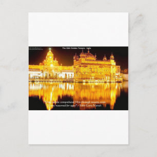 Sikh The Golden Temple In India Gifts & Tees Postcard