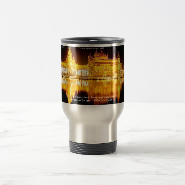 Sikh The Golden Temple In India Gifts & Tees Travel Mug (Center)