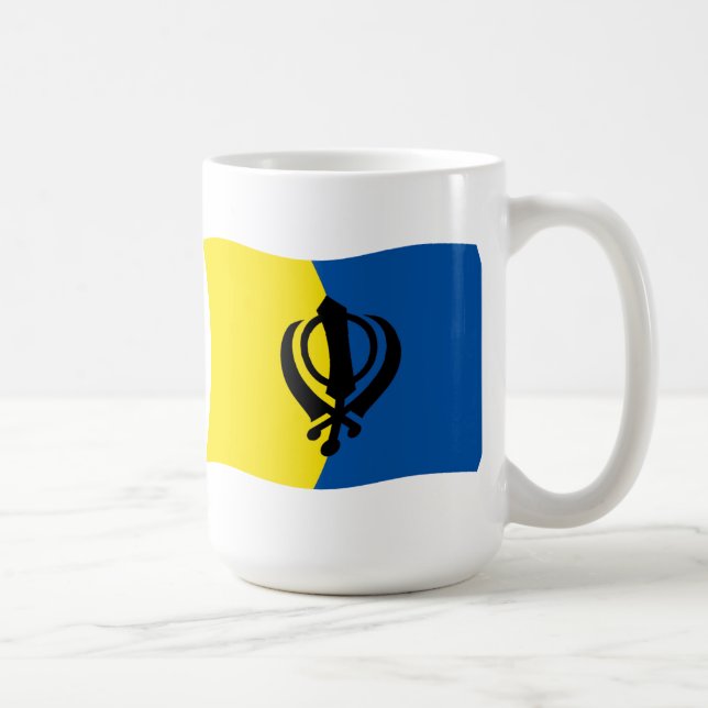 Sikhism Flag Mug (Right)