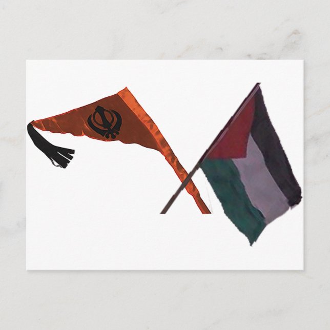 Sikhs for Palestine Postcard (Front)