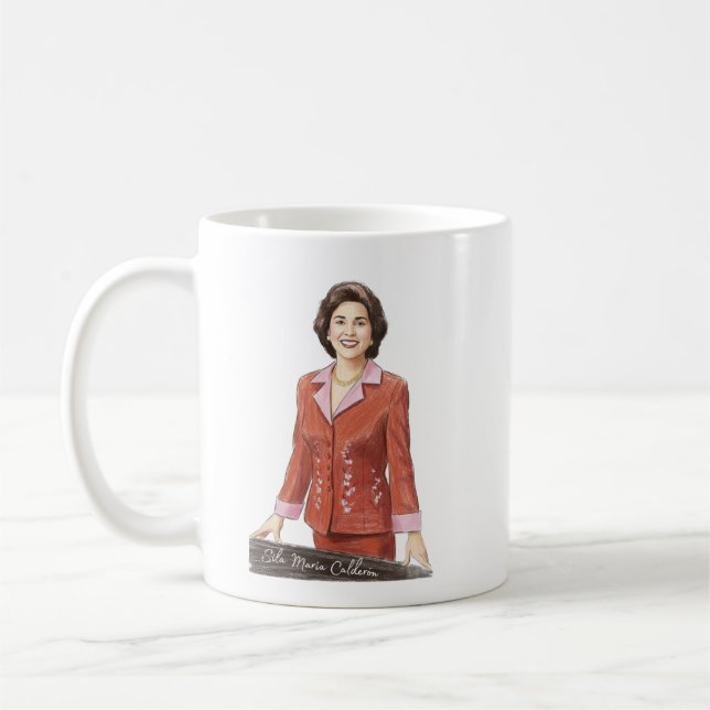 Sila: Primera mujer gobernadora de Puerto Rico Coffee Mug (Left)