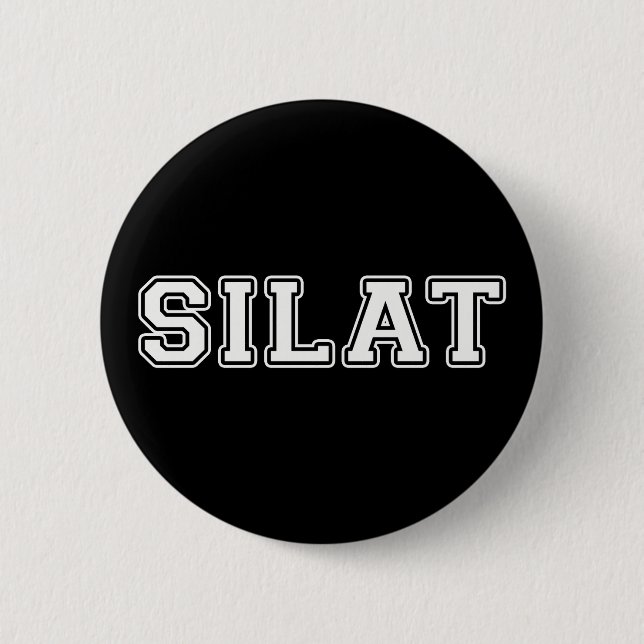 Silat 6 Cm Round Badge (Front)
