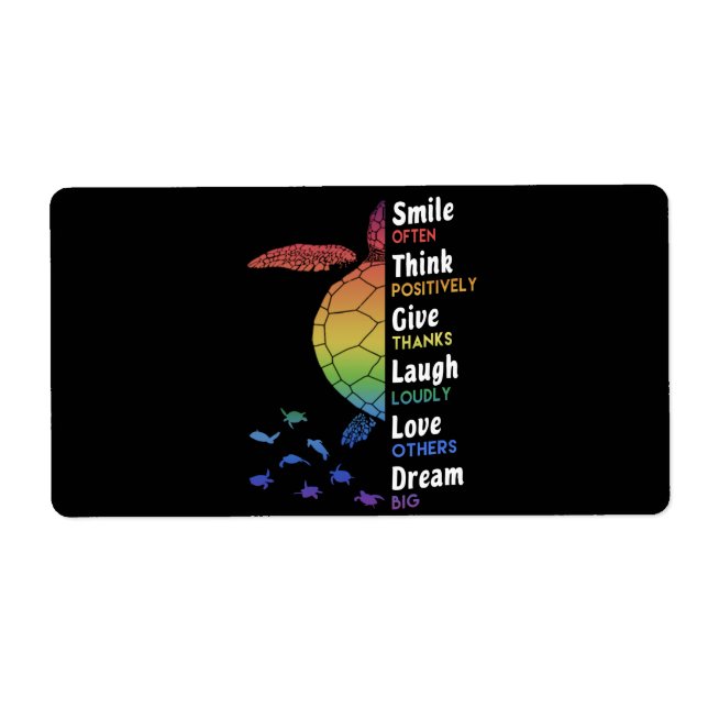 Sile Often, Think Positively, Give Thanks (Front)