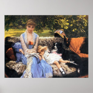 Silence by James Tissot Poster