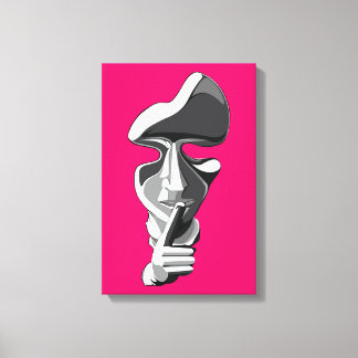 Silence Canvas Print