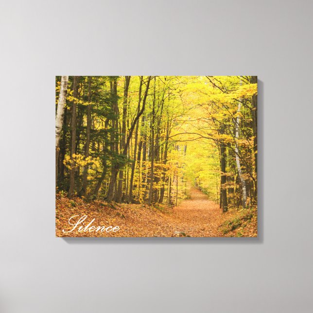 SILENCE CANVAS PRINT (Front)