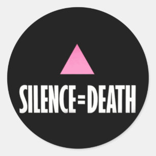 Silence = Death Stickers