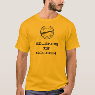 "Silence is Golden" Silencer News tee