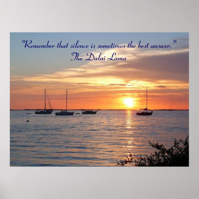 Silence is the answer - Poster (Front)