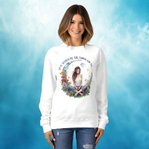 Silence of Being - For Meditating Women Sweatshirt