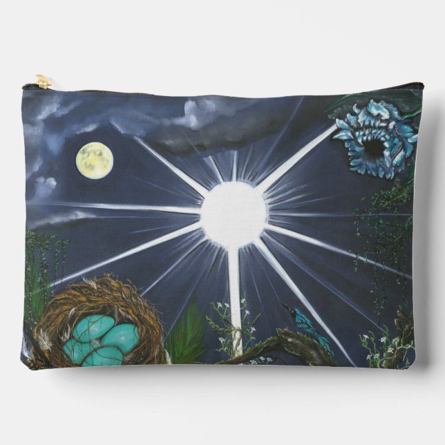 Silence of Sacred Space Accessory Pouch (Front)
