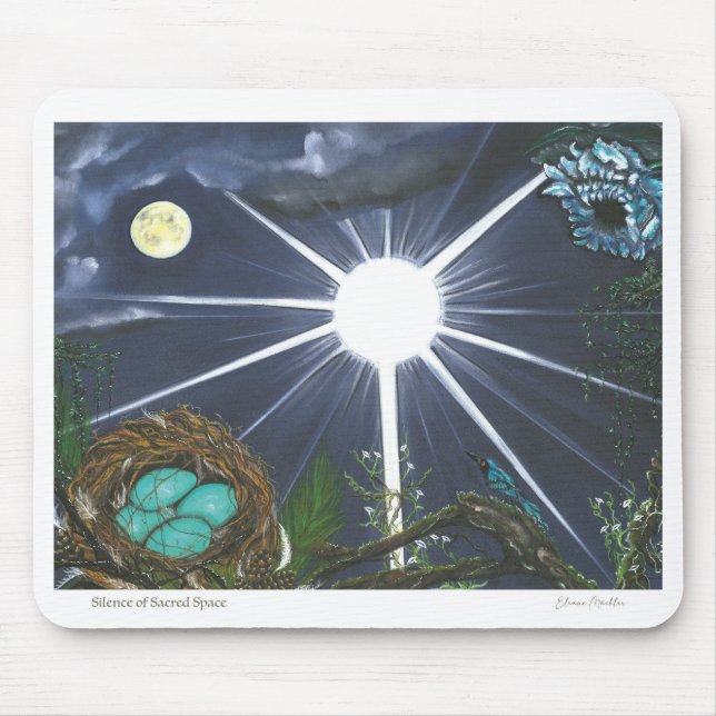 Silence of Sacred Space Mouse Mat (Front)
