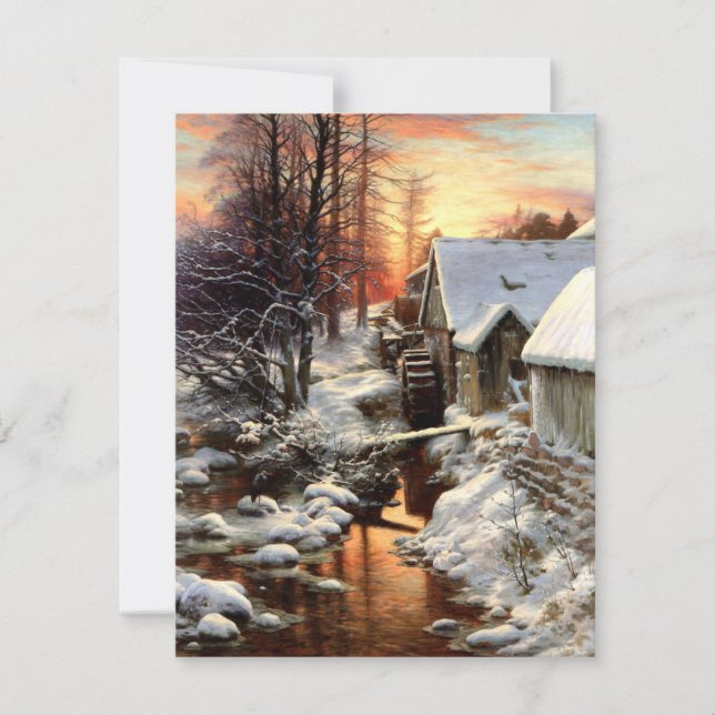 Silence of the Snow by Joseph Farquharson Card (Front)