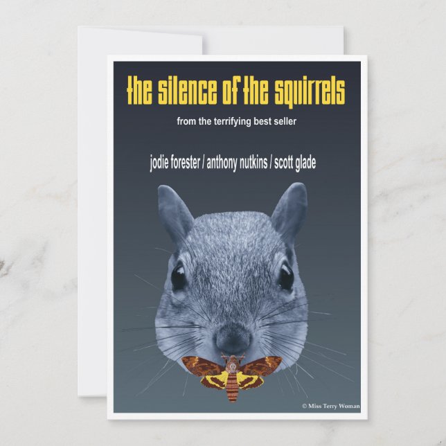 Silence of the Squirrels - a Parody Card (Front)