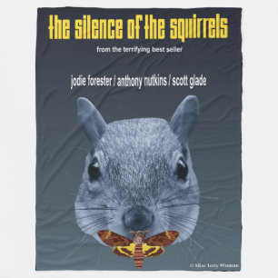 Silence of the Squirrels - a Parody Fleece Blanket