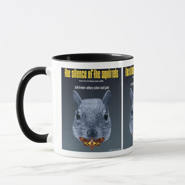 Silence of the Squirrels - a Parody Mug (Left)
