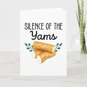 Silence Of The Yams Funny Group Thanksgiving Match Card