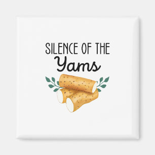 Silence Of The Yams Funny Group Thanksgiving Match Magnet