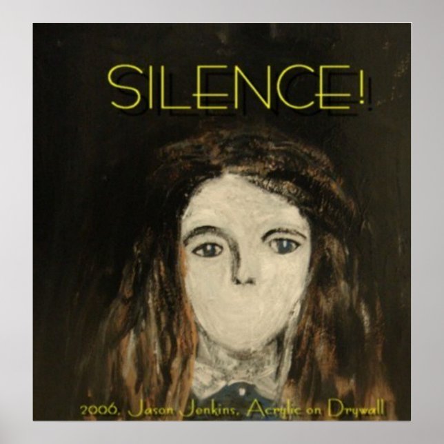 Silence! Poster (Front)
