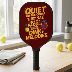 Silence Speaks Volumes: The Pickleball Power Paddle