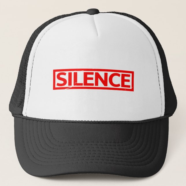 Silence Stamp Trucker Hat (Front)