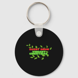Silent And Vibrant Christmas Key Ring