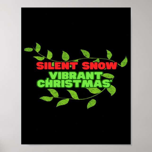 Silent And Vibrant Christmas  Poster (Front)
