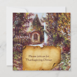 SILENT  AUTUMN IN FLORENCE INVITATION