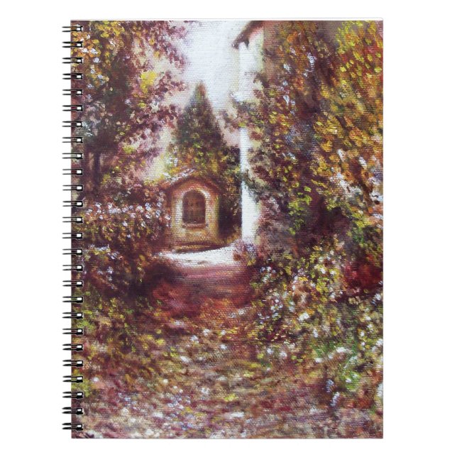 SILENT AUTUMN IN FLORENCE Tuscany Landscape Notebook (Front)