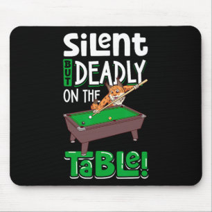 Silent But Deadly - Billiards Lynx Mouse Mat