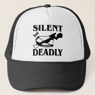 Silent But Deadly CrossBow Hunting Trucker Hat