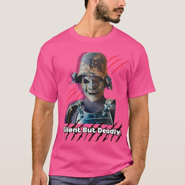 Silent But Deadly Samurai Warrior T-shirt for Men (Front)