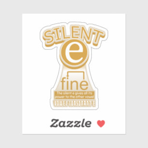 Silent E English Language Phonics Rule