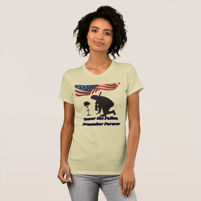 Silent fields of honour creme T-Shirt (Front Full)