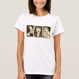 Silent film female acting legends T-shirt