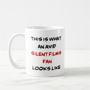 silent films fan, avid coffee mug