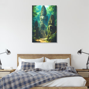 Silent Guardians of Siam Canvas Print