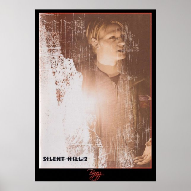 Silent Hill 2 - James Sunderland Desert  Red Neo Poster (Front)