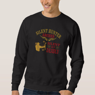 Silent Hunter Archery Hunting Arrows bow Sweatshirt