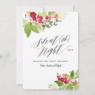 Silent (ish) night Christmas holiday card