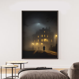 Silent Journey Through Midnight Poster