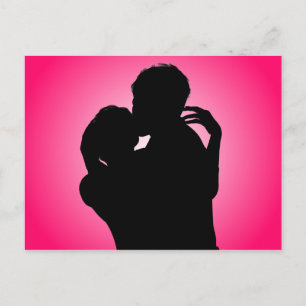 Silent Kiss Postcard