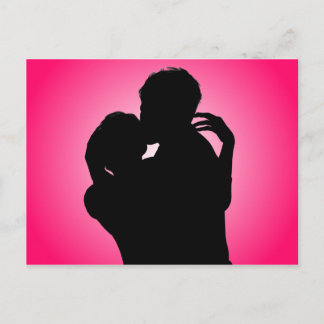 Silent Kiss Postcard