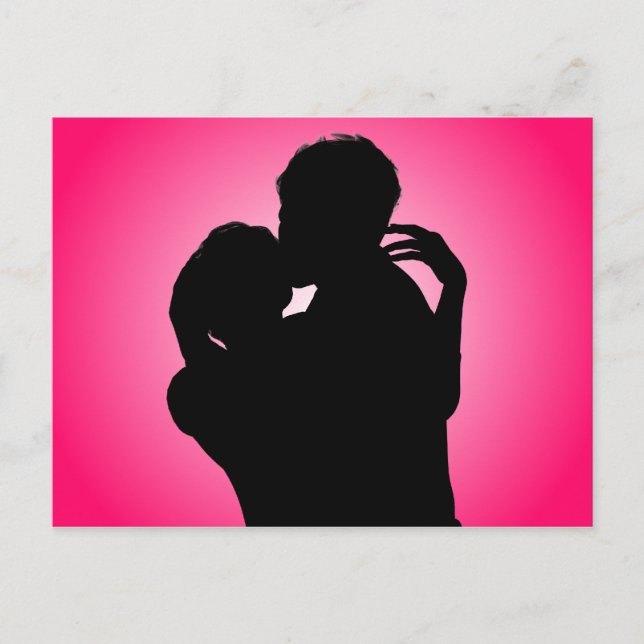 Silent Kiss Postcard (Front)