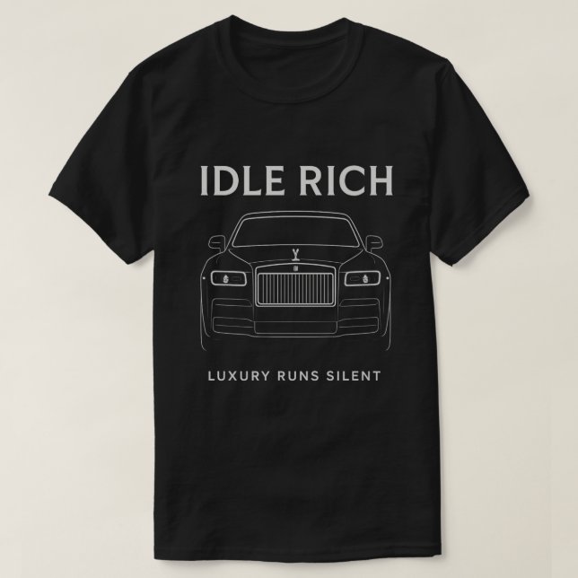 Silent Luxury Car T-Shirt (Design Front)
